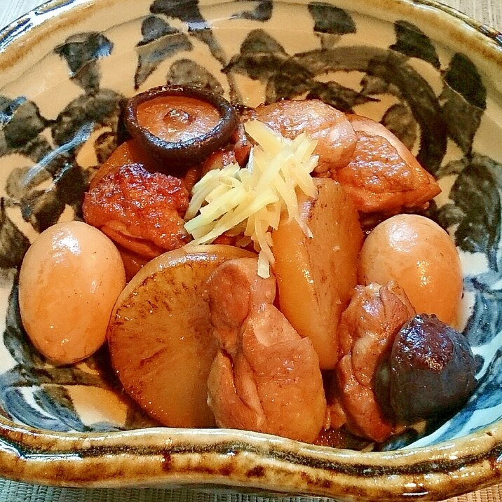 鶏だいこんの黒酢煮